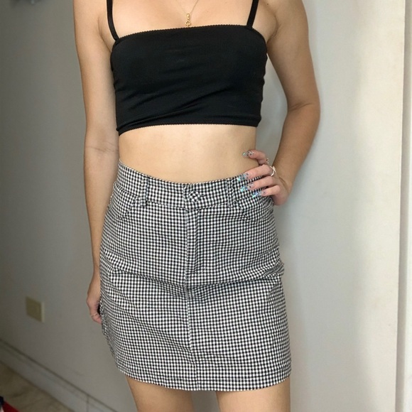 Brandy Melville gingham Juliette skirt - Picture 4 of 7